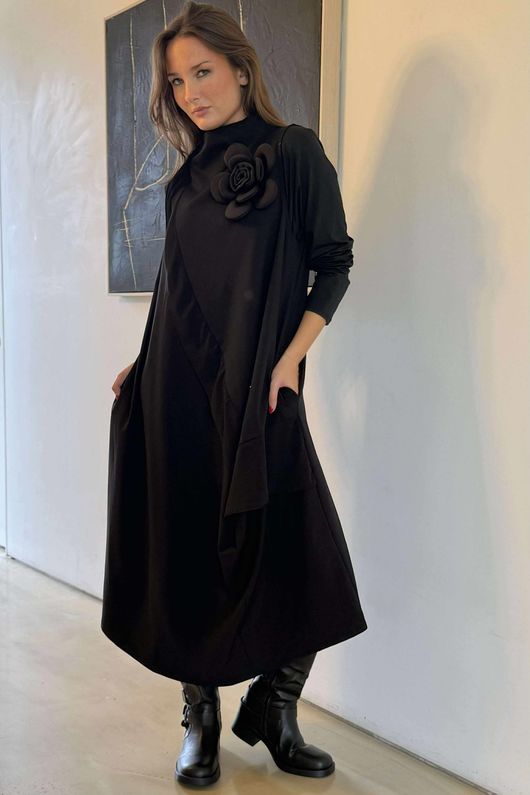 Oscar Ordin Dress Black /40