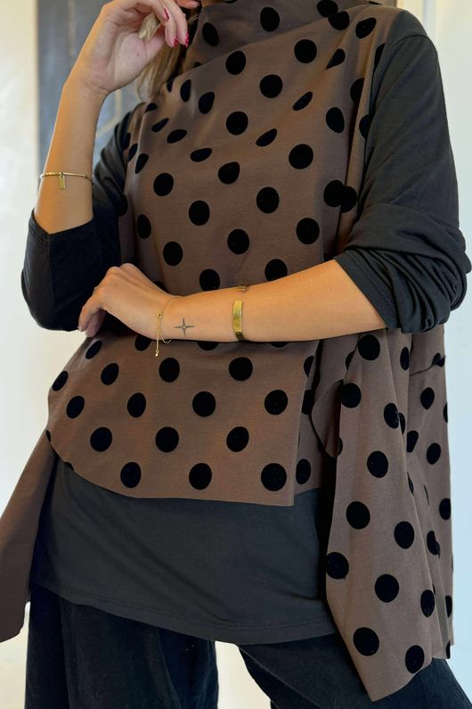 Oscar Tank Polkadot Chocolate