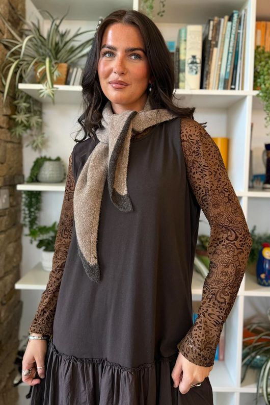 Paisley Layering Top Conker