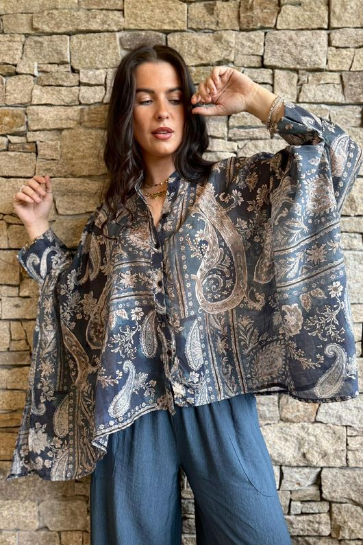 Seven Wonders Scarf Shirt C /9=