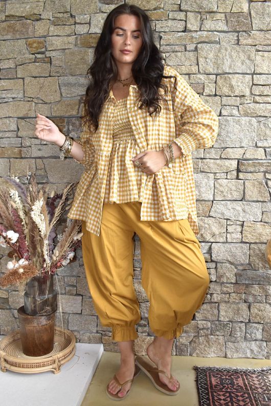 Paloma Bloomer Pant Mustard