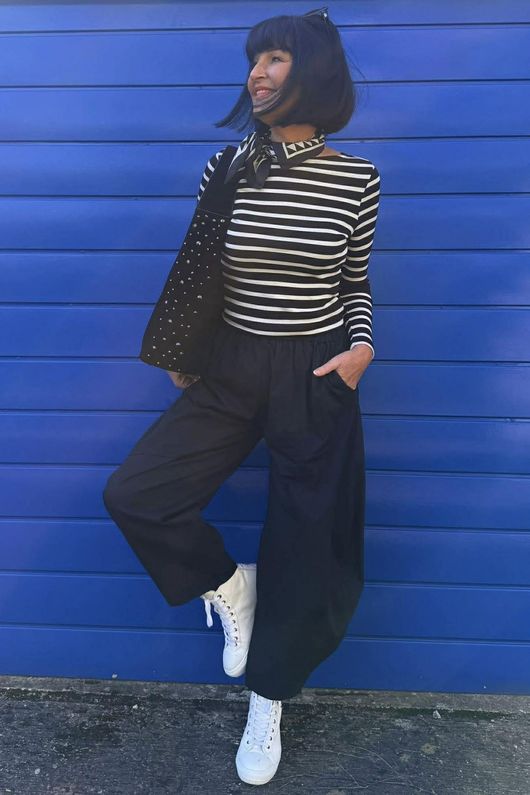 Paloma Classic Barrel Pant Black