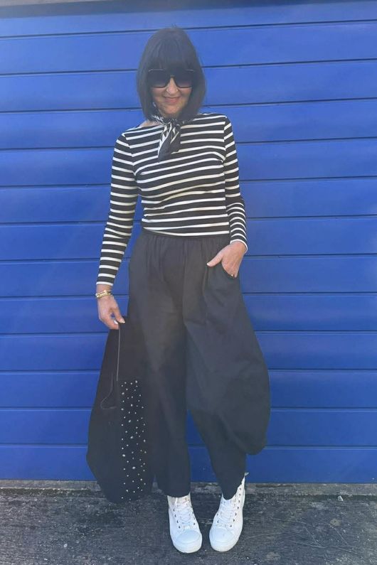 Paloma Classic Barrel Pant Black
