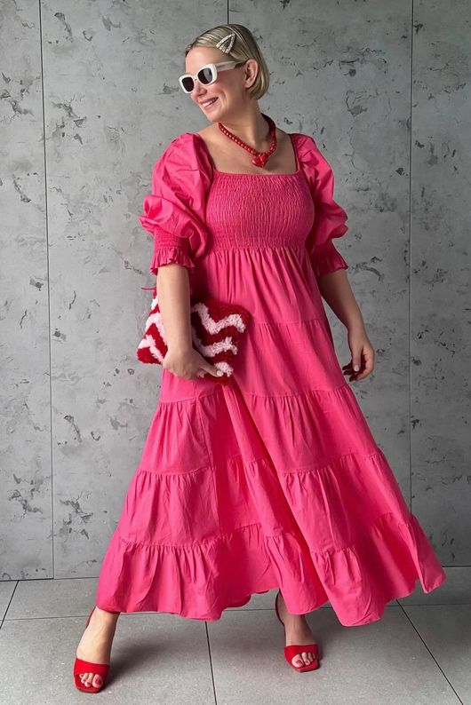 Paloma Darling Dress Miami Pink