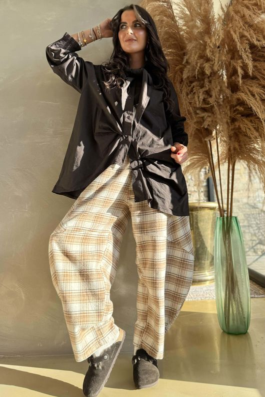 Paloma Hitch Neckerchief Blouse Chocolate