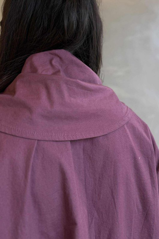 Paloma Neckerchief Blouse Damson