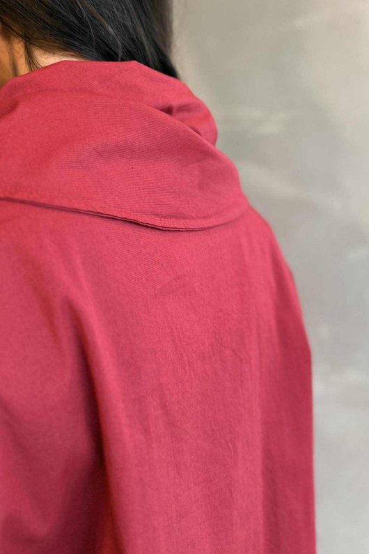 Paloma Neckerchief Blouse Merlot