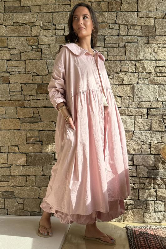 Paloma Peter Pan Frock Coat Rose