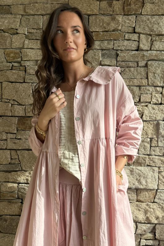 Paloma Peter Pan Frock Coat Rose