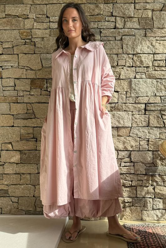 Paloma Peter Pan Frock Coat Rose