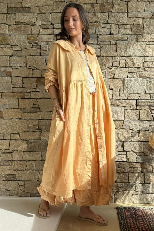 Paloma Peter Pan Frock Coat Tuscan Sun