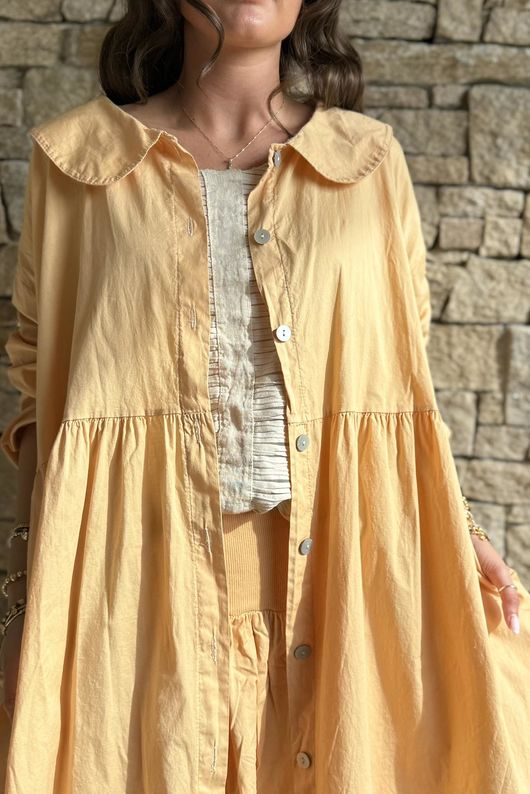 Paloma Peter Pan Frock Coat Tuscan Sun