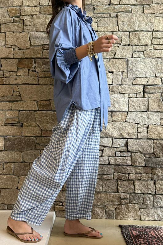 Paloma Poet Blouse Denim