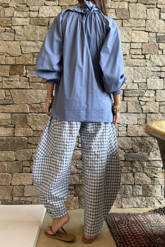 Paloma Poet Blouse Denim