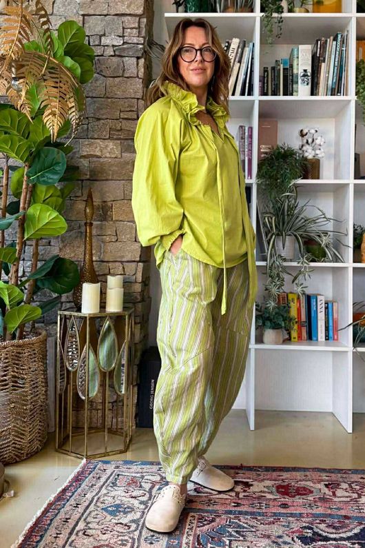 Paloma Poet Blouse Kiwi