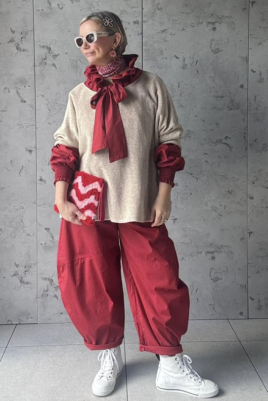 Paloma Poet Blouse Sangria /15 Pre order 1 week 