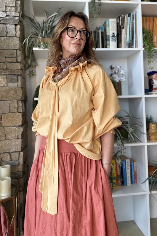 Paloma Poet Blouse Soft Tuscan