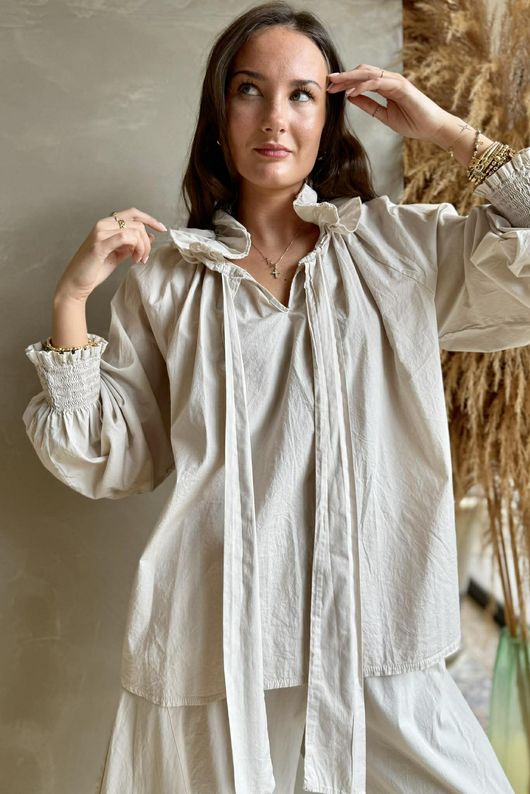 Paloma Poet Blouse Stone -