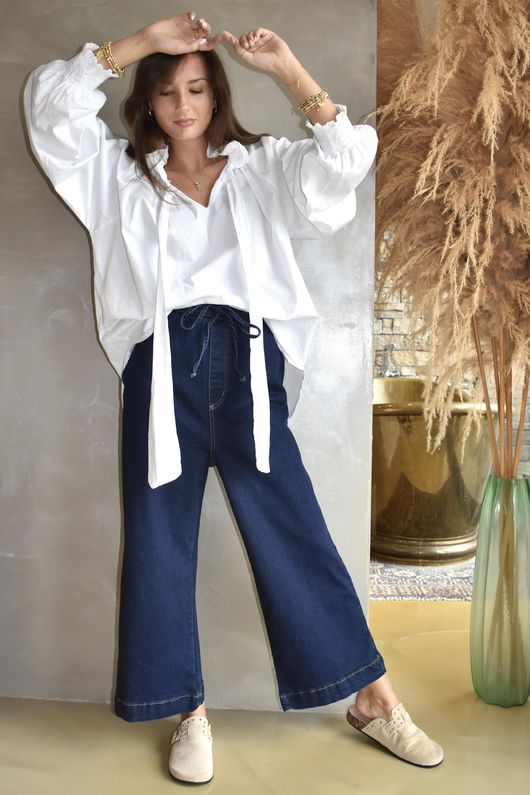 Paloma Poet Blouse White