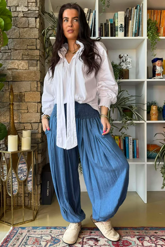 Paloma Poet Blouse White