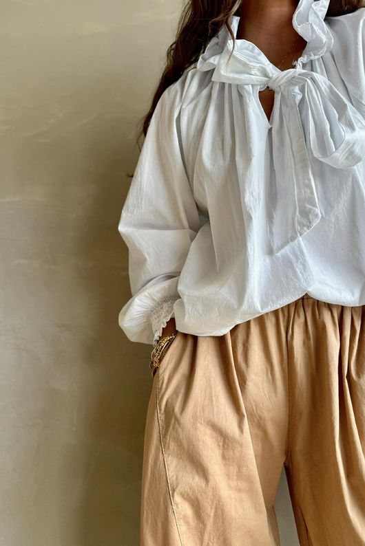 Paloma Poet Blouse White - 