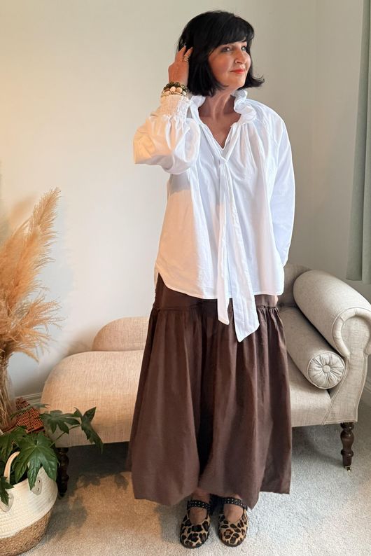 Paloma Poet Blouse White