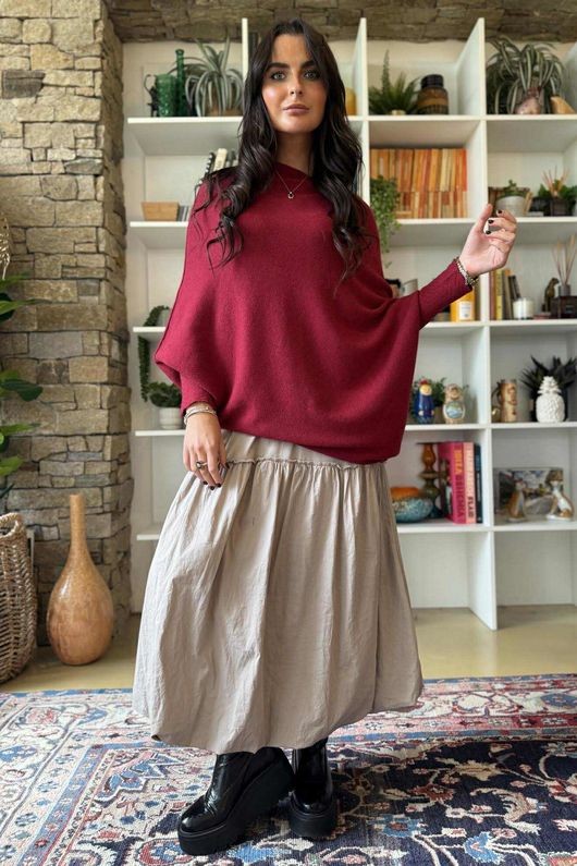 Paloma Pouf Layering Dress Stone