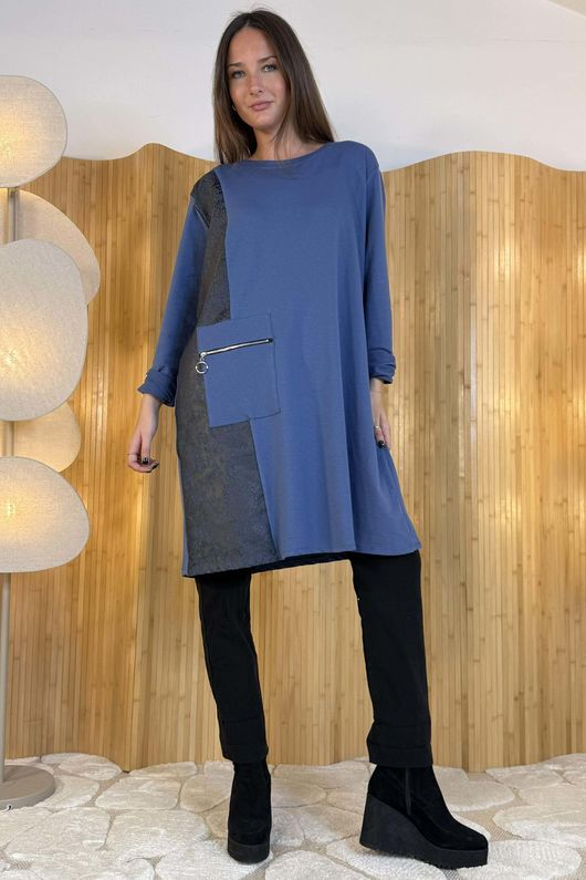 Pendleton Tunic Dress Denim '