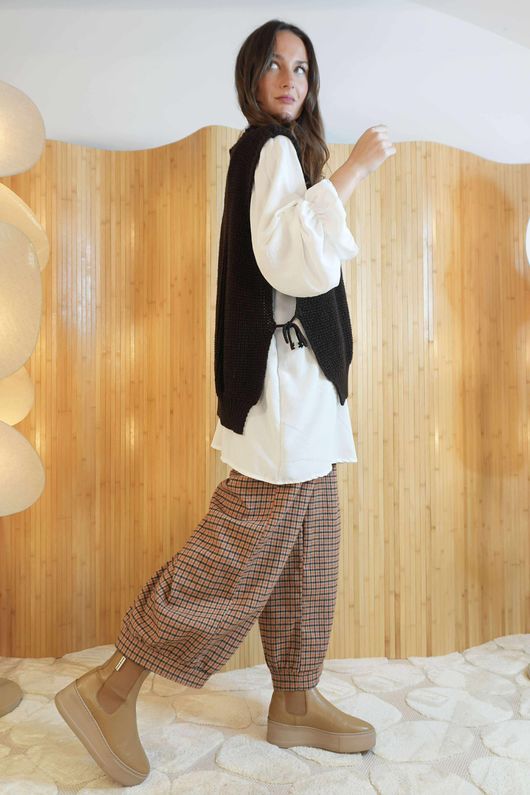 Percy 2 Piece Tank And Shirt Chocolate /6