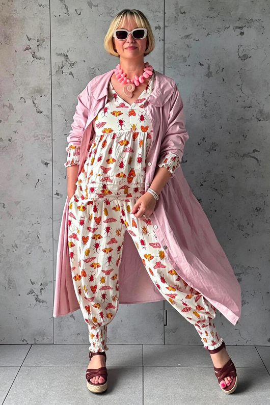 Ren Bugs & Butterflies X Rose Mae Shirring Cuff Pant