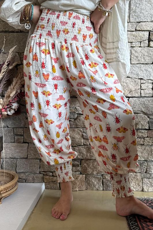 Ren Bugs & Butterflies X Rose Mae Shirring Cuff Pant