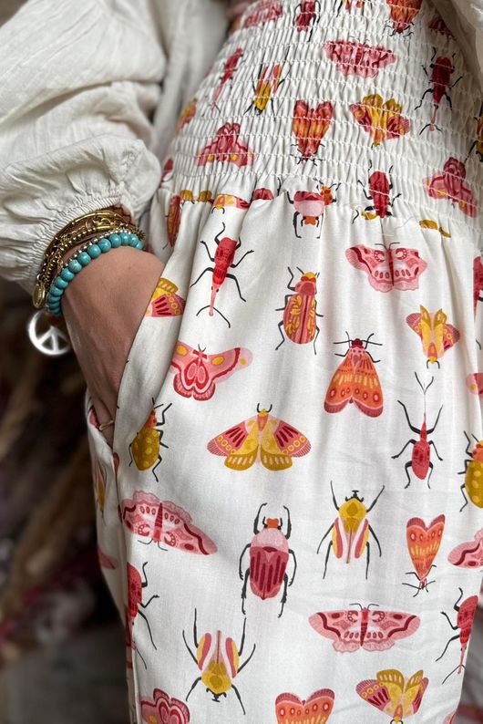 Ren Bugs & Butterflies X Rose Mae Shirring Cuff Pant