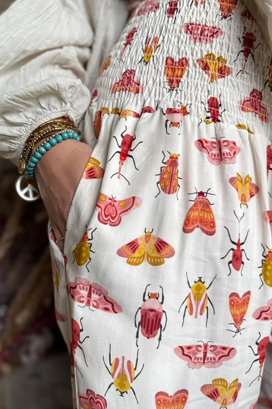 Ren Bugs & Butterflies X Rose Mae Shirring Cuff Pant