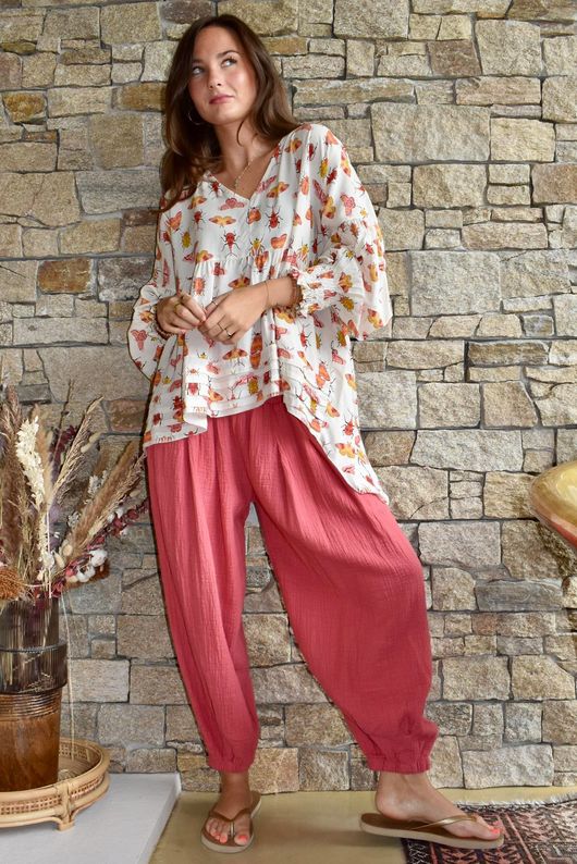 Ren Bugs & Butterflies X Rose Mae Smock Top