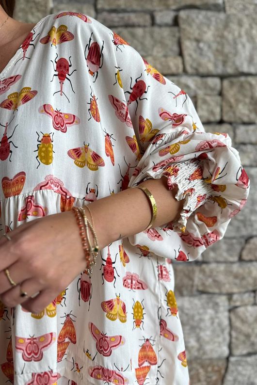 Ren Bugs & Butterflies X Rose Mae Smock Top