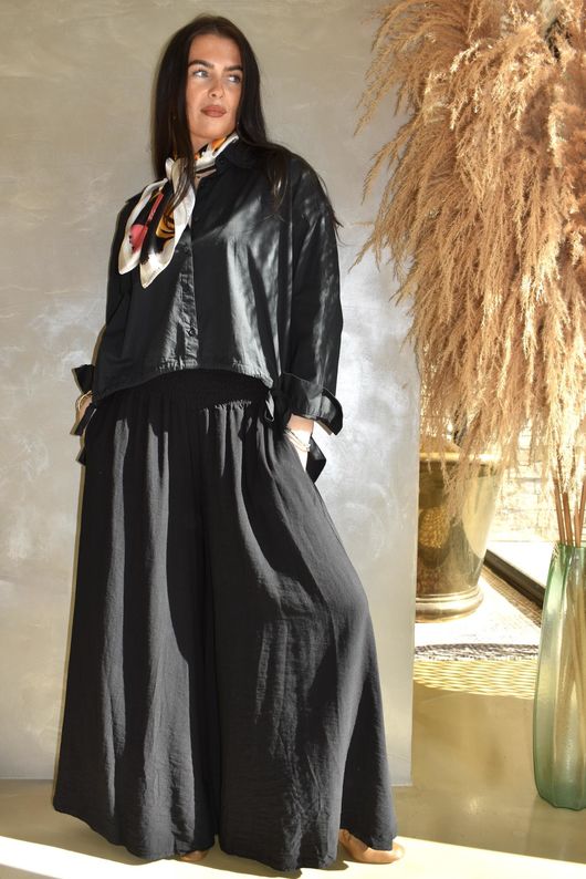 Riviera Palazzo Pant Black /10=