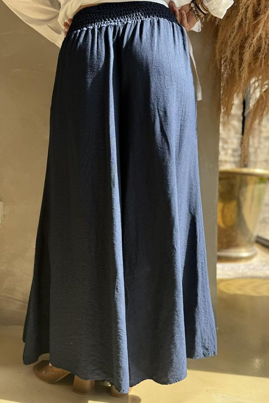 Riviera Palazzo Pant Navy
