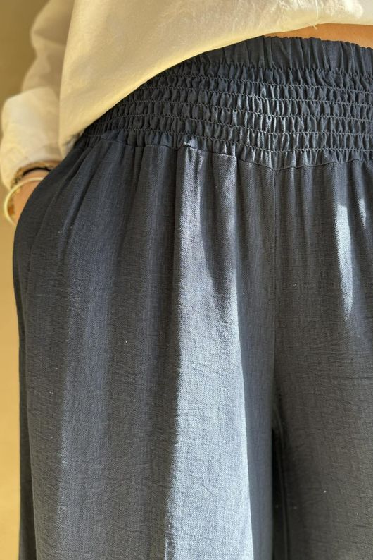 Riviera Palazzo Pant Navy