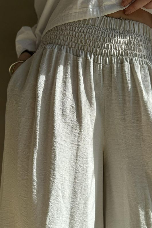 Riviera Palazzo Pant Stone
