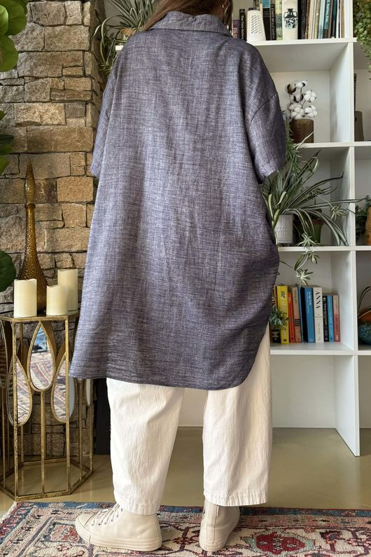 Runa Tunic Dress Denim 