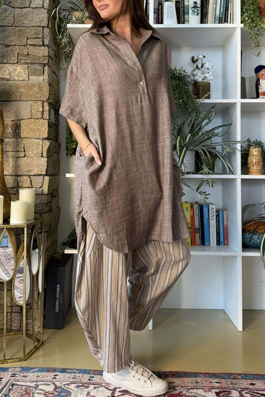 Runa Tunic Dress Earth