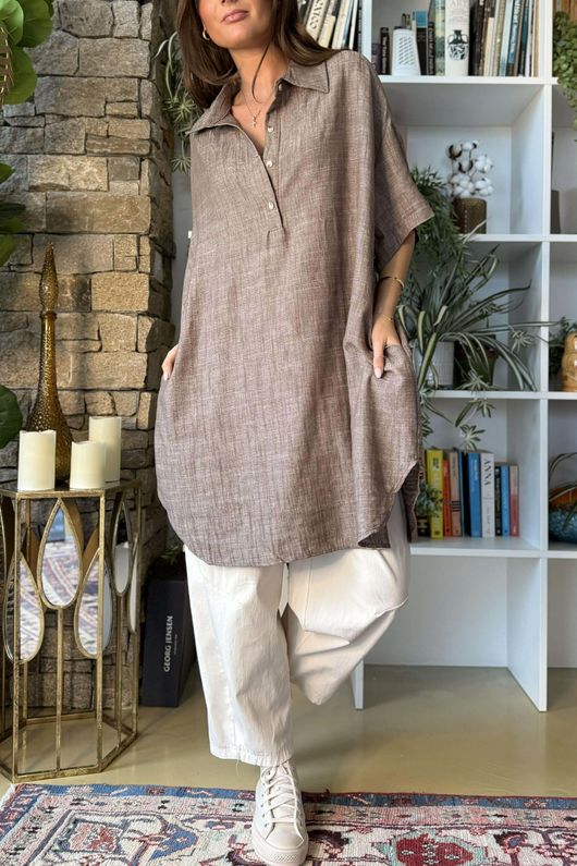 Runa Tunic Dress Earth /18=