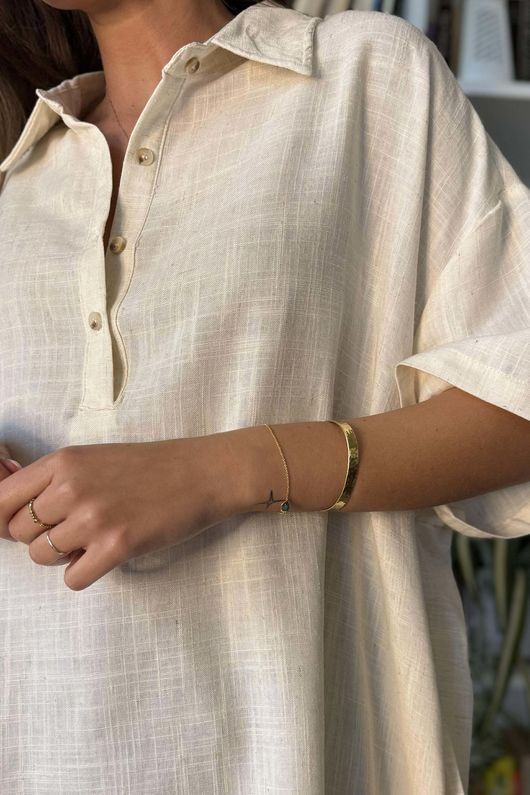 Runa Tunic Dress Vanilla