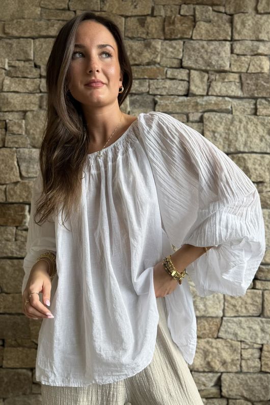 Sa Caleta Gypsy Top White 