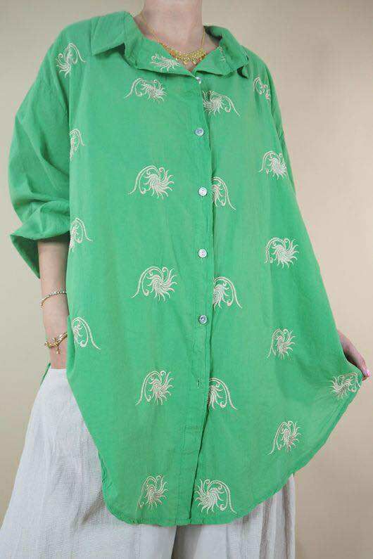 Sa Caleta Soleil High Low Shirt Apple /10 =