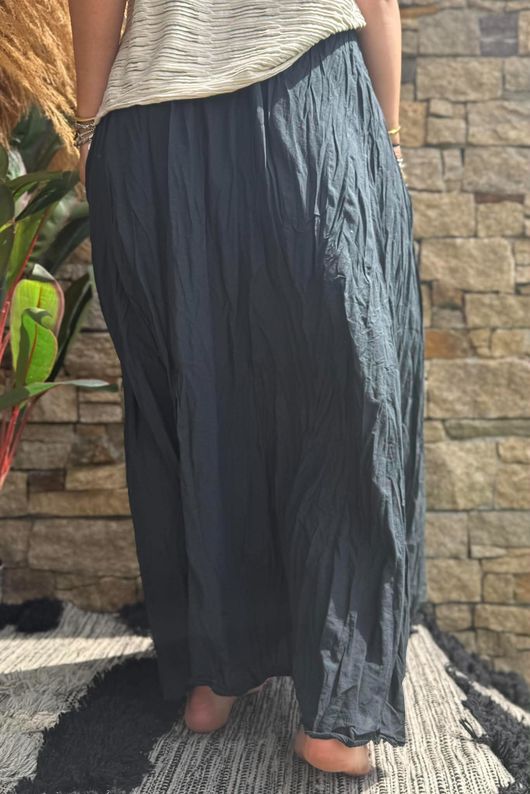 Samba Cotton Skirt Black