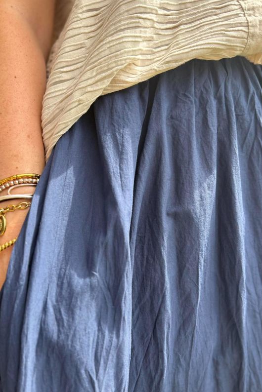 Samba Cotton Skirt Navy