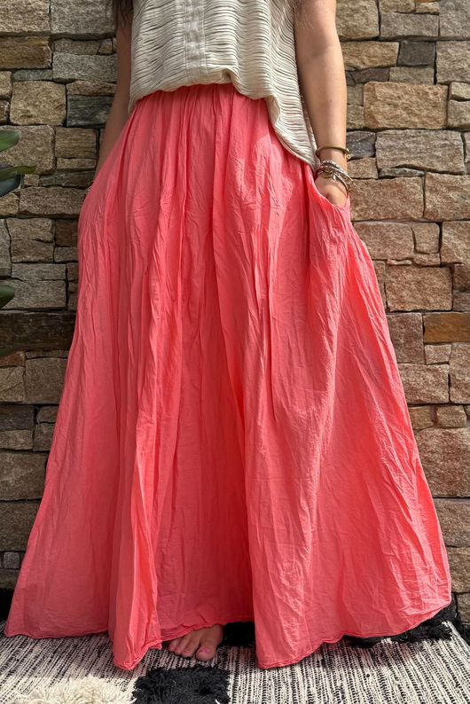 Samba Cotton Skirt Watermelon
