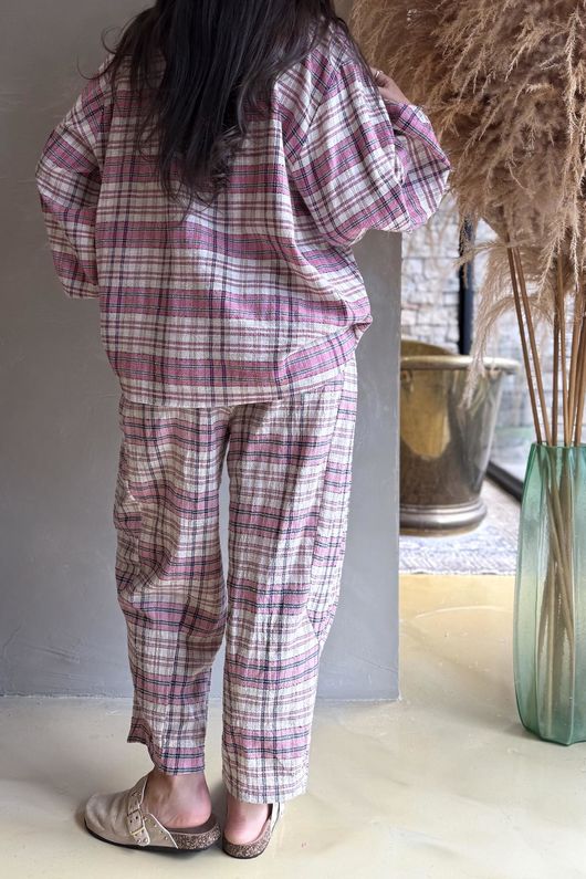 Santa Fe Check Hugh Shirt Candy