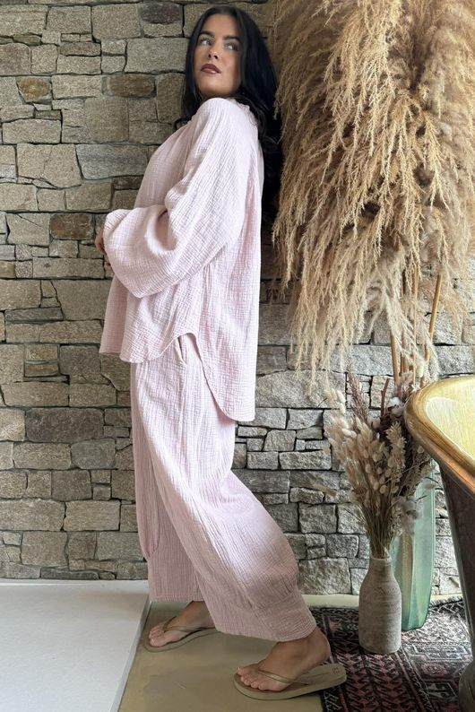 Santos Cushion Cotton Heathcliff Top Rose